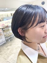 プレフェレプレフェ(prefere prefe)&nbsp;丸みショートボブ×暗髪透明感カラー