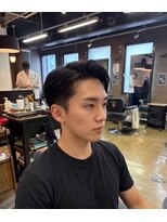 ワンワンオー バーバーショップ 博多店(@110 BARBER SHOP)&nbsp;ツーブロックショートカルマヘアスリックバックジェットフェード