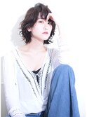 【Ａｓｈ自由が丘/坂本哲也】ひし形シルエットエアリ‐ショ‐ト