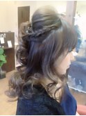 結婚式ヘアセット