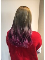 エイト 沖縄豊崎店(EIGHT toyosaki)&nbsp;【EIGHT 豊崎】お客様スタイル_イルミナビビットグラデーション