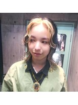 インク 渋谷(INK.)&nbsp;ボブ/フェザーバング/大人かわいい/グラデハイライト[渋谷]