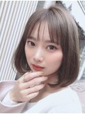 【米倉かずひさ】ワンカールボブ 大人美人ボブ ペールベージュ
