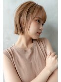 大人可愛い前髪/ミディアム/ボブ/20代30代/原宿/表参道