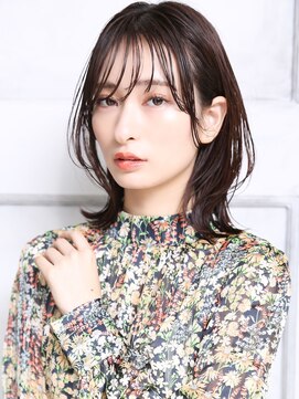 クラッチ 名古屋(CLUTCH) 大人可愛い小顔美髪ツヤ髪こなれヘア似合わせカット外ハネA1