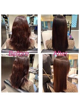 フォルテ ギンザ(FORTE GINZA) 縮毛矯正BeforeAfter