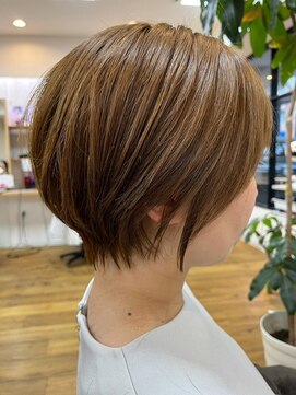 モーラ サロン 高石店(MOLLA) 丸みショート！/大人ショートボブ/30代40代50代