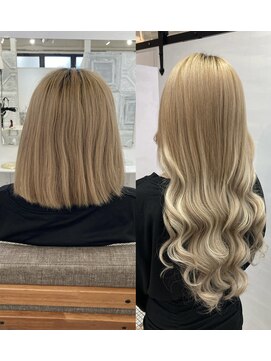 ハイエクステンション 京都駅前店(Hi-Extension) ホワイトベージュ▼miho058