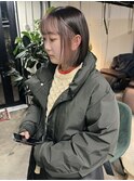 ピンク系インナーカラー