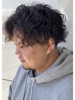 アメラボ 平針店(AmeLab)&nbsp;【スパイラルパーマ】被せるマッシュ　ツイストスパイラルパーマ