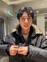 ハマモト&nbsp;センターパート　パーマ