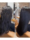 髪質改善ストレート