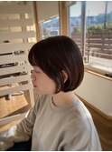 【山本智文】アップフロントショートボブ