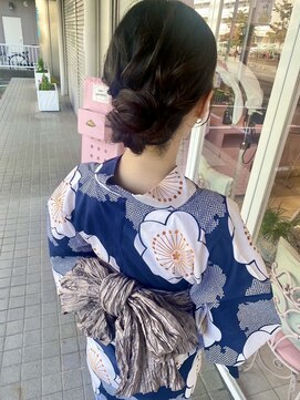 ヘアセット＊浴衣着付＊ゆかた＊小顔ヘアアレンジ