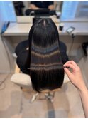 クオライン縮毛矯正+バイカルテトリートメント☆