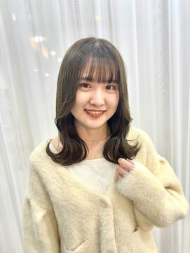 エトネ ヘアーサロン 仙台駅前(eTONe hair salon) semi-long【くびれ外ハネセミロング】