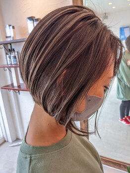 チュロアトリエ(chulo atelier)の写真/ツヤ＆透明感が人気の《アディクシーカラー》取扱い◎リタッチカラーやハイライトもお任せください*