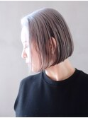 美髪ホワイトグレージュショートボブ_ba477222