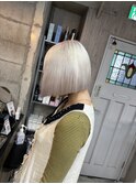 髪質改善トリートメント×ホワイトブリーチ
