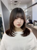 ロンドシエル 横浜(Lond ciel) くびれヘア/顔周り/韓国/レイヤーカット/黒髪/ロング/前髪/横浜