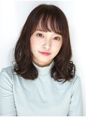 揺れるナチュラルパーマスタイル【中山】