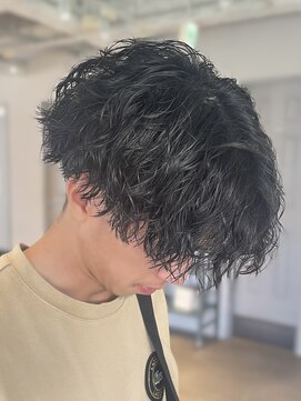 ザコーストバイネオリーブ 辻堂店(The coast by neolive) ツイストスパイラルパーマメンズツーブロック辻堂