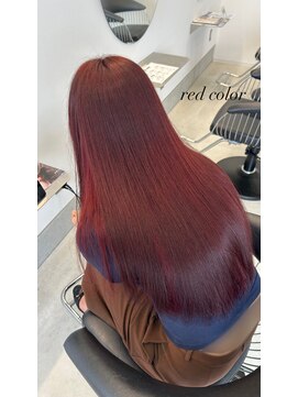 エン(En) 【日名田】ブリーチなしレッドカラー