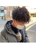 サーフカール/フェザーパーマ/刈り上げセンターパート/溝の口