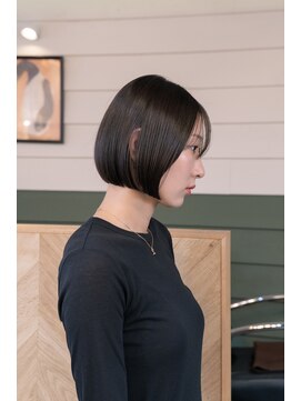 シビバイレボ(CIBI by revo) 地毛風カラー/切りっぱなしボブ/ショートボブ[船橋]