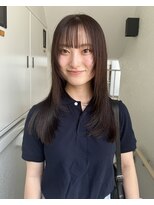 ローレンジウ(LOREN JU)&nbsp;ミディアムヘア/暗めカラー/グランマッシュ/名駅/レイヤーカット