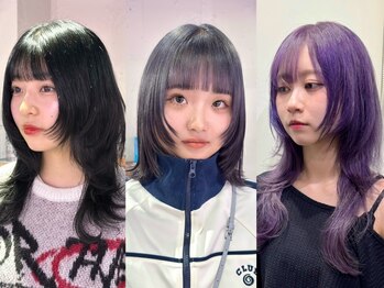 ピチカート 原宿(pizzicato)の写真/前髪やウルフなど顔周りの似合わせが得意★丁寧なカウンセリングでなりたいを叶える♪