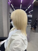 エン 栄店(enne)&nbsp;ホワイトブロンドボブ