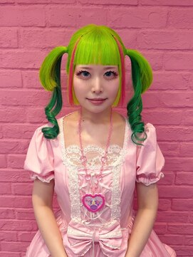 キャンディーシロップ(Candye Syrup) 蛍光グリーン×青味グリーン