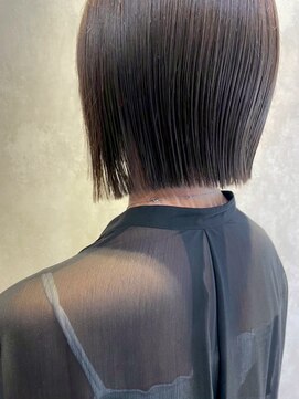 髪質改善/顔周りレイヤーカット/グレージュ[千葉/千葉駅]