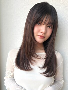 カバーヘア ブリス 川口(COVER HAIR bliss) 髪質改善◎韓国風フェアリーレイヤー×くびれ巻き小顔ヘアp川口