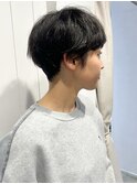 ベリーショート/マッシュショート/黒髪/くせ毛ショート/銀座