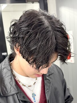 サーフカール/外国人風パーマ/広島メンズ