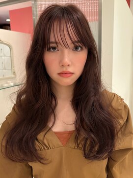 透明感マロンブラウンカラー