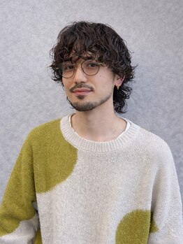 メンズ/ブリーチ ar clip 表参道の写真/髪への負担を抑えた厳選薬剤を使用し、ダメージを最小限に抑えたメンズパーマを実現◎