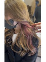 ティグルフォーヘア(TIGRE for hair)&nbsp;イヤリングカラー/ブリーチ/ピンクベージュ/韓国風