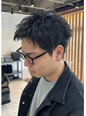 アメカジショートパーマ