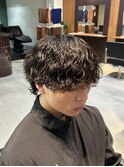 波巻きウルフパーマ/津田沼/メンズパーマ/メンズ/ブリーチ