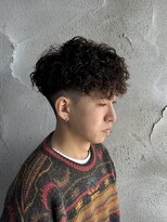 ニアウ 高崎店(Niau)&nbsp;MEN’S HAIR/サーフカール/刈り上げセンターパート/群馬高崎