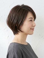 と和×美髪クリニック 巣鴨店 大人可愛い抜け感ショートレイヤー!40代のツヤ髪くびれボブ
