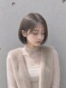 艶髪フルコース★縮毛矯正＋カット＋オーガニックリタッチカラー＋TR　￥15500