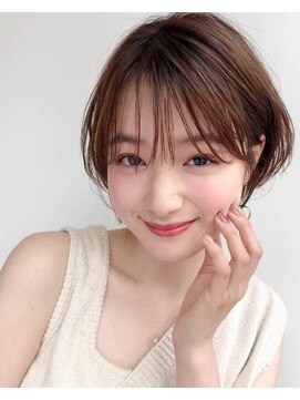パザパ 嶋店(pa.za.pa) 大人かわいいマッシュショート/ナチュラルブラウン/20代30代40代