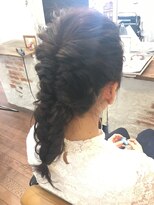 ニコ 熊取 (nico)&nbsp;ゆるふわ編みおろしアレンジ