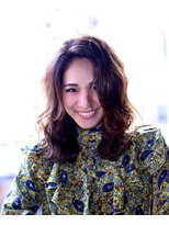 アンソレイユ ヘアー ガーデン(ensoleille hair garden)&nbsp;ゆるふわロングボブ