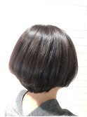 【EIGHT溝の口】お客様スタイル_デザインカラー切りっぱなしボブ