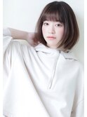 大人かわいいピンクベージュ小顔クールショートボブルフ20代30代
